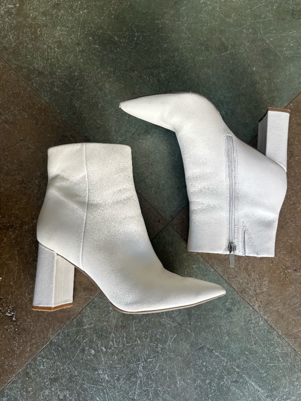Marc Fisher White Bootie